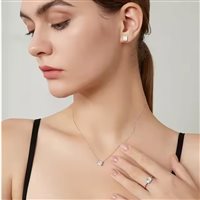 Anneau Gaurosa Femme Fantasy in Argent Moissanite MSR22052403 - MSR22052403